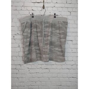 Maurices Women's Size 3X Grey Army Camouflage Knit Skirt